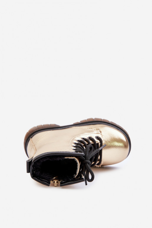 sich Zuarm laufen Stiefel Kindisch mit Lackeffekt Zum Schloss goldene Farbe Novita sich Zuarm laufen Stiefel Kindisch mit Lackeffekt Zum Schloss goldene Farbe Novita