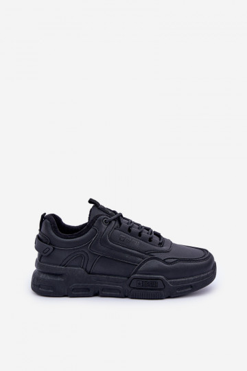 sich Zuarm laufen für Männer Sneakers Stilvollllschuhe Big Star OO174584 HI-POLY SYSTEM schZuarze Farbe 2