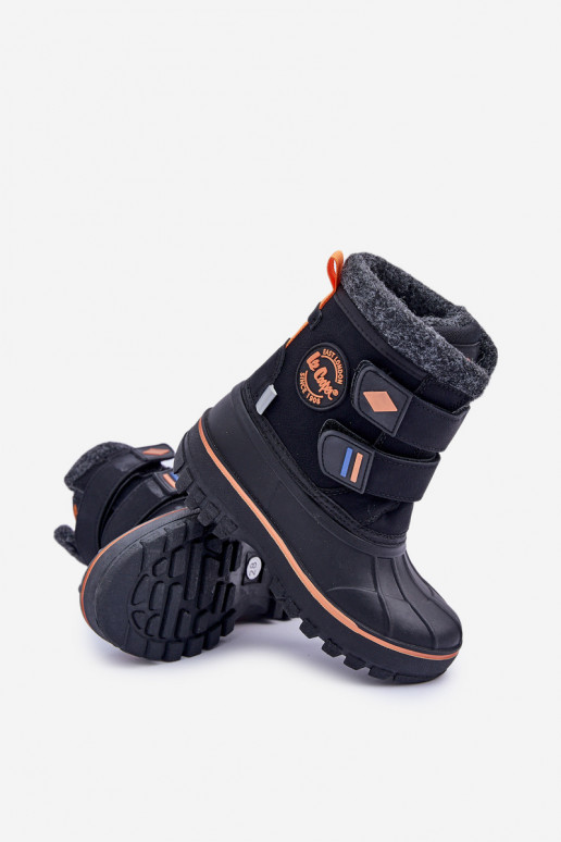 Schneestiefel Kindisch mit Klebeverschlüssen Lee Cooper LCJ-24-44-2865K schZuarze Farbe