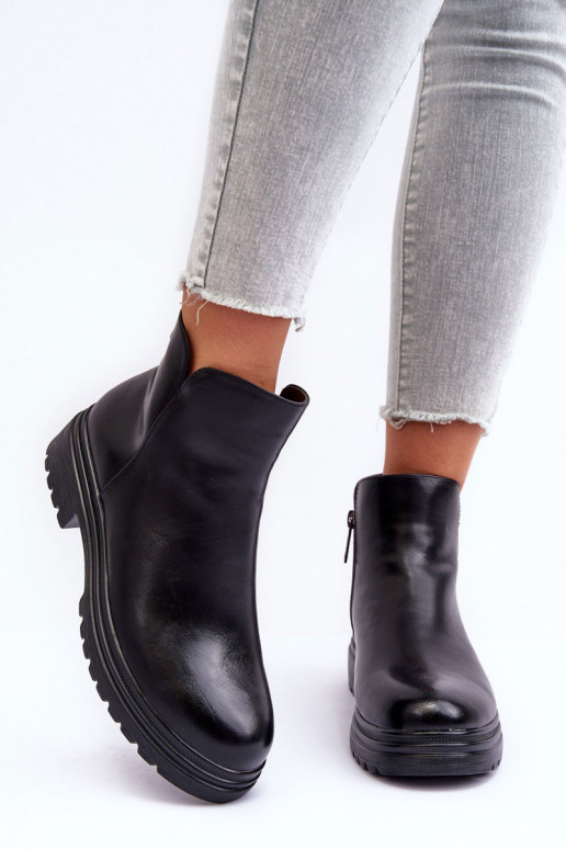 Schwarze Stiefeletten Foteini Schwarze Stiefeletten Foteini