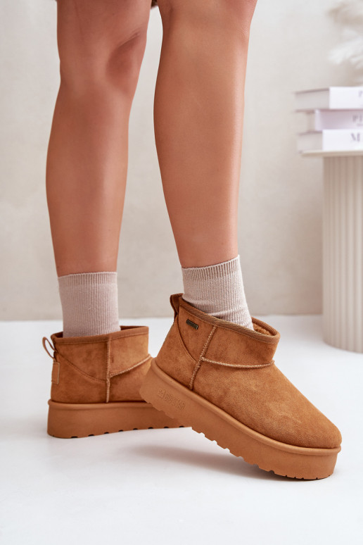Braune Plattformstiefel Big Star