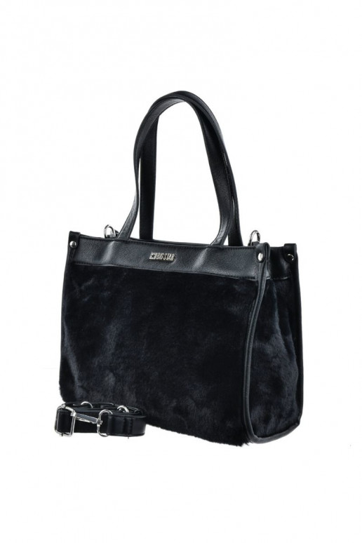 Tasche mit Fellbesatz Big Star OO574067 schwarz