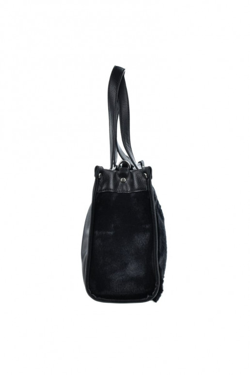 Tasche mit Fellbesatz Big Star OO574067 schwarz