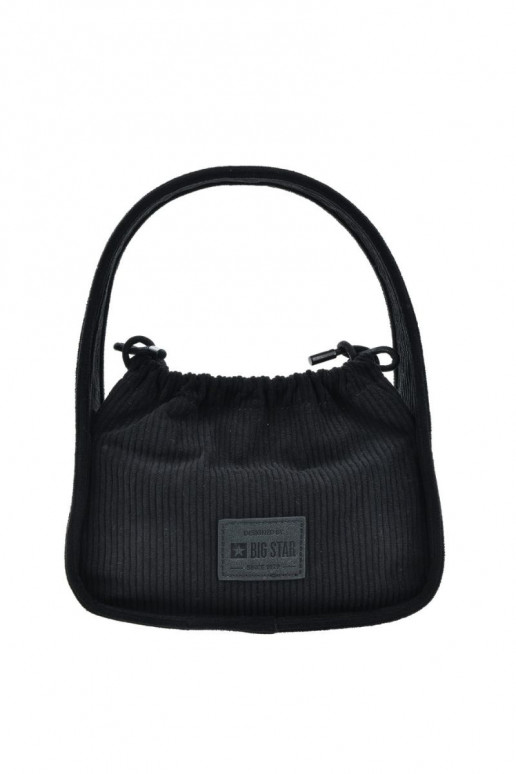 Kleine Tasche aus Cord Big Star OO574055 schwarz