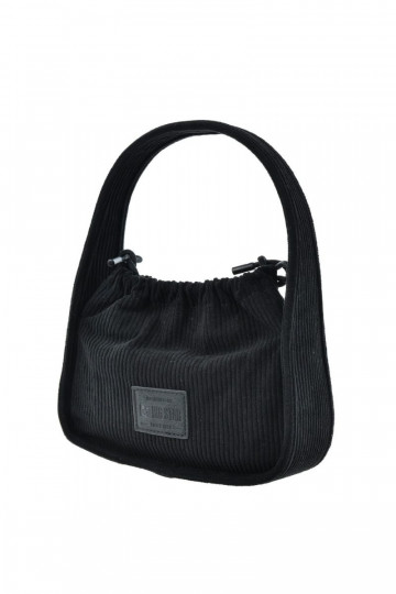Kleine Tasche aus Cord Big Star OO574055 schwarz 2