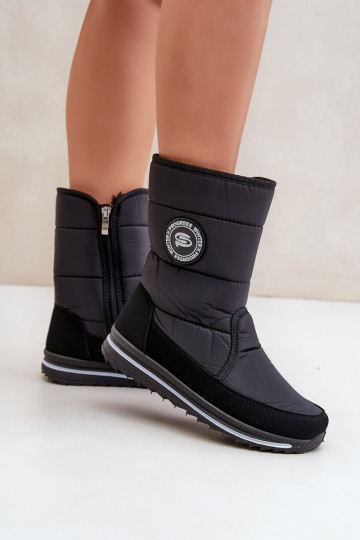 Damen Schneestiefel Progress PROGJ-21-09 in schwarz