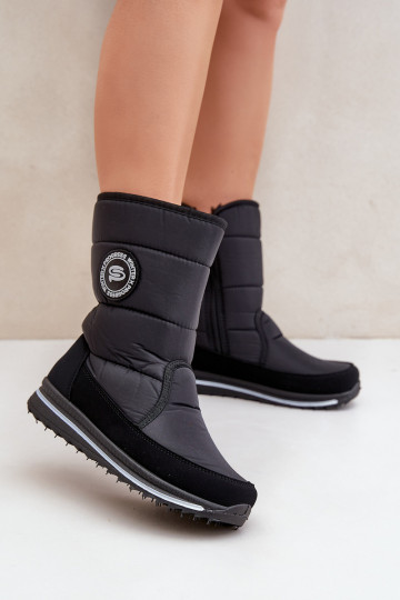 Damen Schneestiefel Progress PROGJ-21-09 in schwarz 2