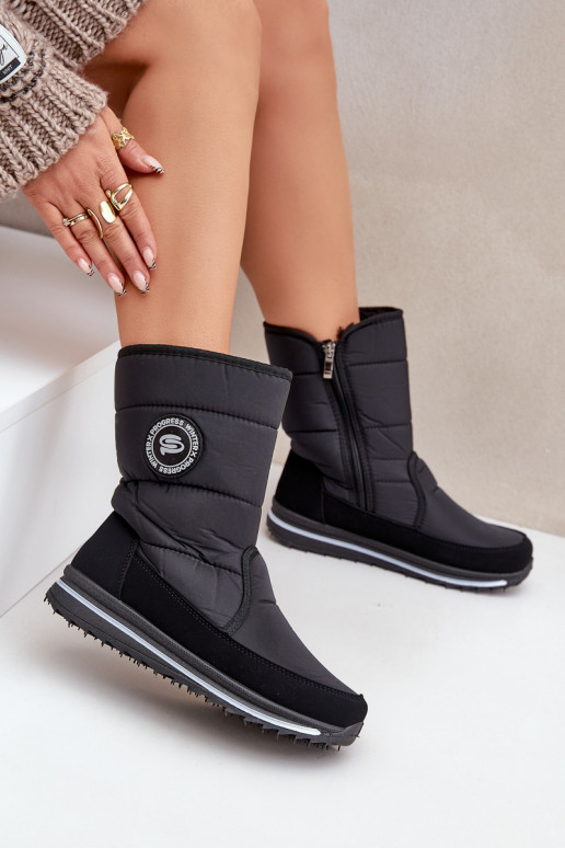 Damen Schneestiefel Progress PROGJ-21-09 in schwarz Damen Schneestiefel Progress PROGJ-21-09 in schwarz