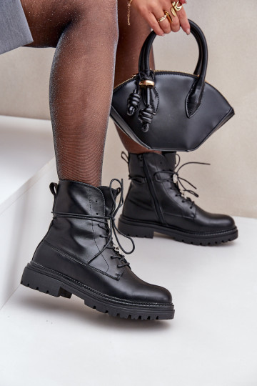 sich Zuarm laufen Stiefel Z Przypinkami Ermöglicht SznuroZuaniu schZuarze Farbe Irivina