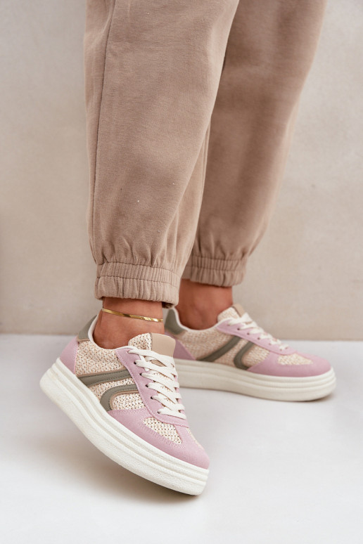 Sneakers Stilvollllschuhe Feminin Mit Zopf mit einer Plattform Verschiedene Farben Lesida Sneakers Stilvollllschuhe Feminin Mit Zopf mit einer Plattform Verschiedene Farben Lesida