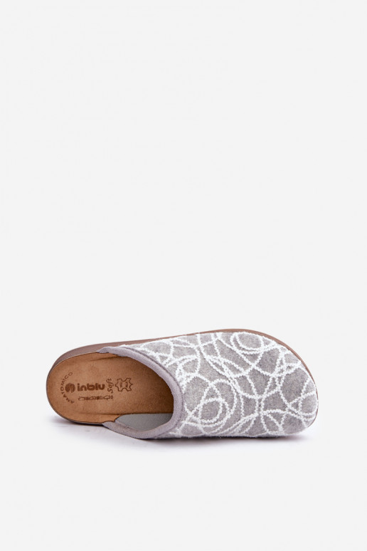 mit Glanz Hausschuhe Feminin Inblu CT000028 graue Farbe mit Glanz Hausschuhe Feminin Inblu CT000028 graue Farbe