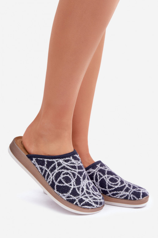 mit Glanz Hausschuhe Feminin Inblu CT000028 Dunkelblau mit Glanz Hausschuhe Feminin Inblu CT000028 Dunkelblau