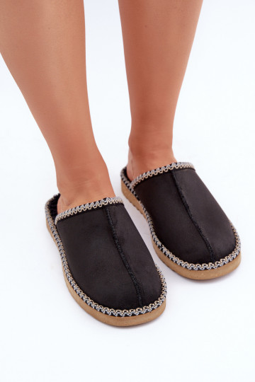 Schuhe hausgemacht Hausschuhe Z Haftem Feminin Inblu EY000028 schZuarze Farbe