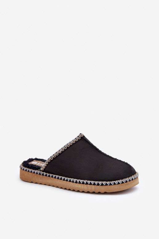 Schuhe hausgemacht Hausschuhe Z Haftem Feminin Inblu EY000028 schZuarze Farbe