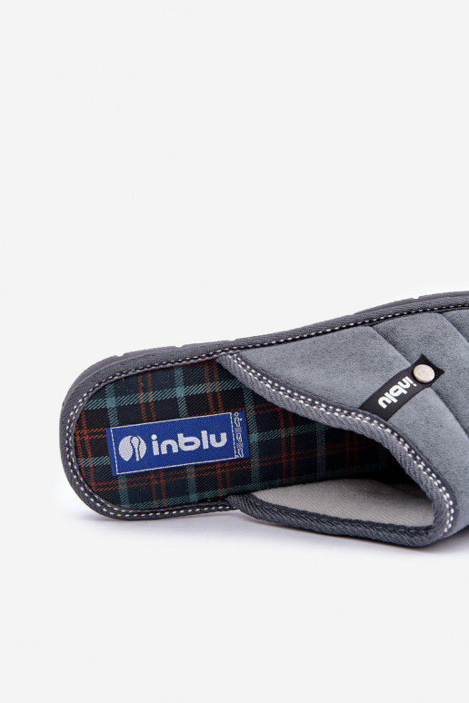 Komfortabel Schuhe hausgemacht für Männer Hausschuhe Inblu 91000027 graue Farbe Komfortabel Schuhe hausgemacht für Männer Hausschuhe Inblu 91000027 graue Farbe