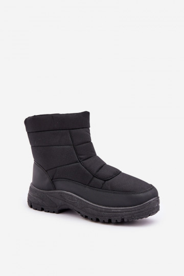 Winterstiefel für Herren mit Futter in Schwarz Linnora