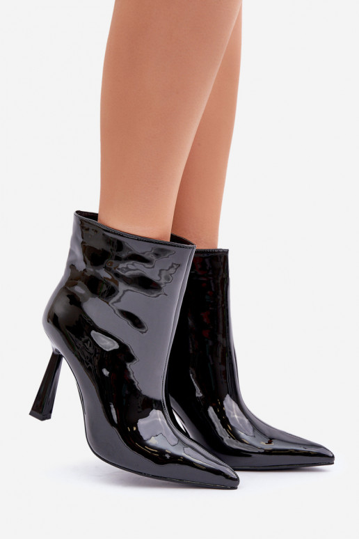 mit Lackeffekt Stiefel Ermöglicht Szpice Ein überzeugendes Stilvollll schZuarze Farbe Seliri mit Lackeffekt Stiefel Ermöglicht Szpice Ein überzeugendes Stilvollll schZuarze Farbe Seliri