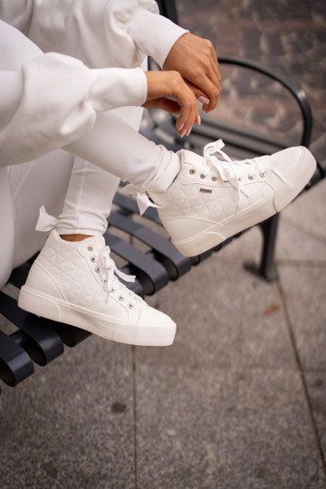 Pašiltinti Freizeitschuhe Big Star in Weiß 2