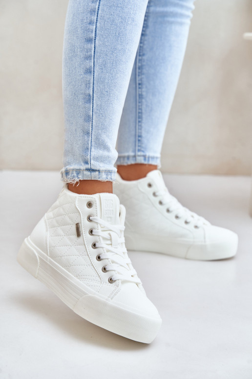 Pašiltinti Freizeitschuhe Big Star in Weiß