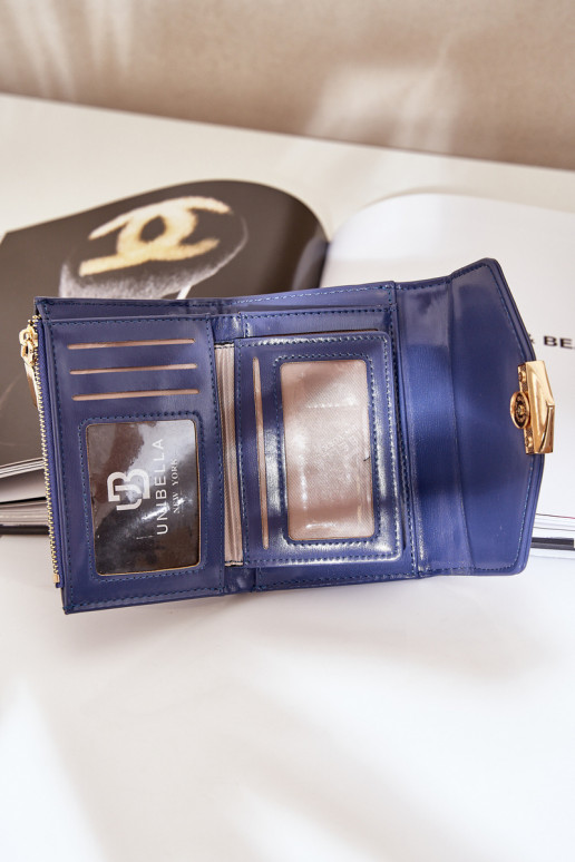 lackiert Damenbrieftasche Dunkelblau Rahner lackiert Damenbrieftasche Dunkelblau Rahner