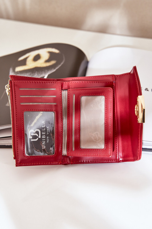 lackiert Damenbrieftasche rote Farbe Rahner lackiert Damenbrieftasche rote Farbe Rahner