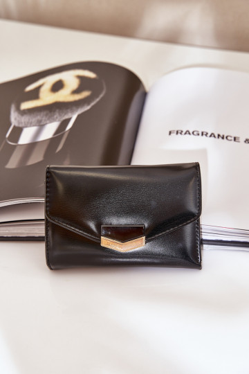 lackiert Damenbrieftasche schZuarze Farbe Rahner