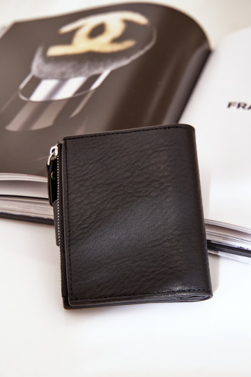 Damenbrieftasche Eko Leder schZuarze Farbe Jezorea 2