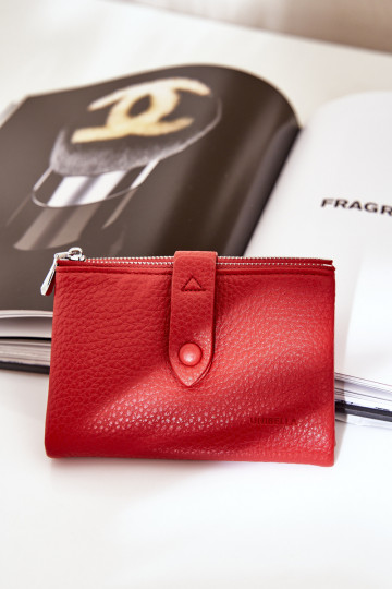Eko Leder Damenbrieftasche rote Farbe Bronica