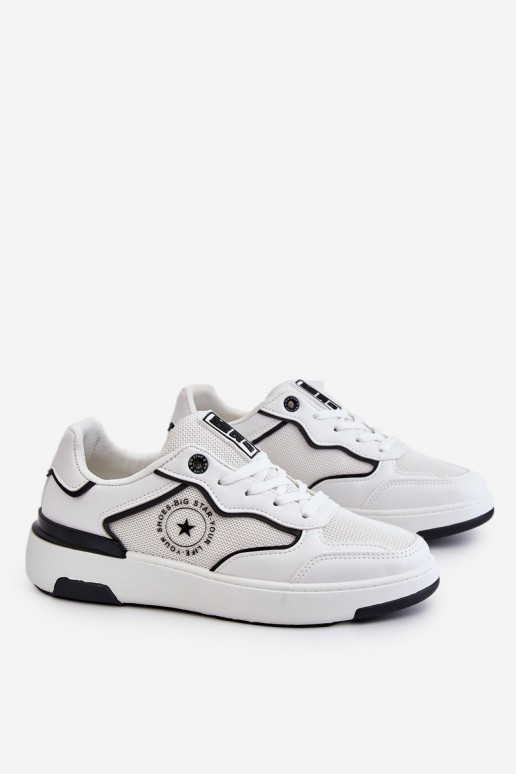 Feminin Sportlicher Stil Schuhe Big Star LL274440 INeiß-schZuarze Farbe