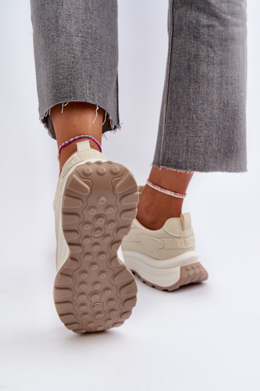 Sneakers Stilvollllschuhe Feminin HI-POLY SYSTEM Big Star NN274A105 Beige