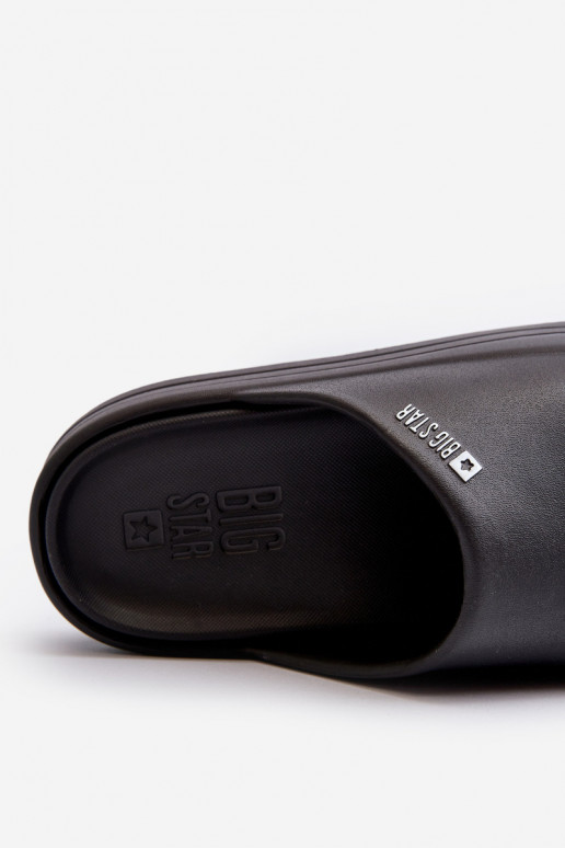 Damenhausschuhe mit einer Plattform Big Star NN274A037 schZuarze Farbe Damenhausschuhe mit einer Plattform Big Star NN274A037 schZuarze Farbe