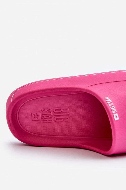  Damenhausschuhe Big Star NN274A041 pinke Farbe