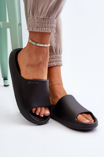  Damenhausschuhe Big Star NN274A042 schZuarze Farbe 2