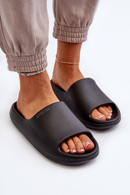  Damenhausschuhe Big Star NN274A042 schZuarze Farbe