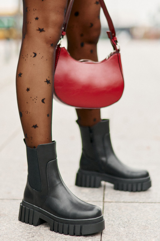 Stylische gefütterte Stiefel S.Barski...