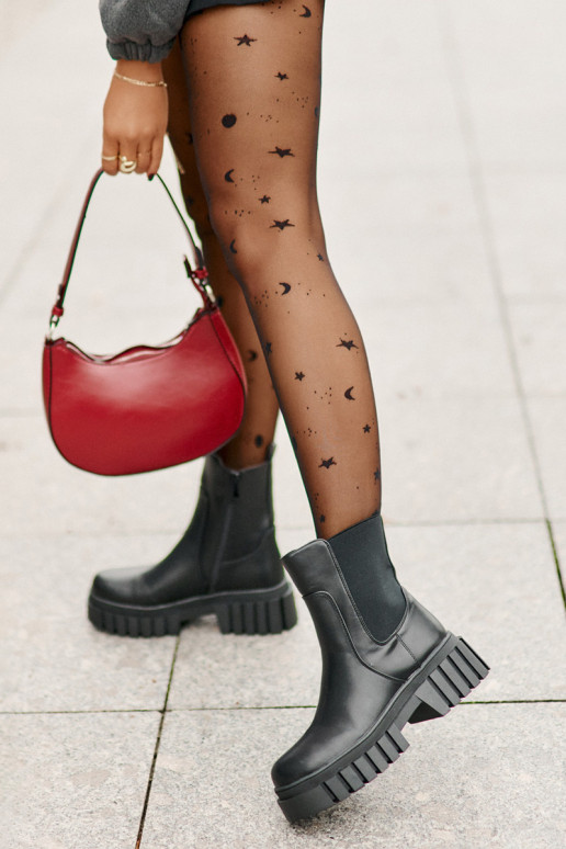 Stylische gefütterte Stiefel S.Barski...