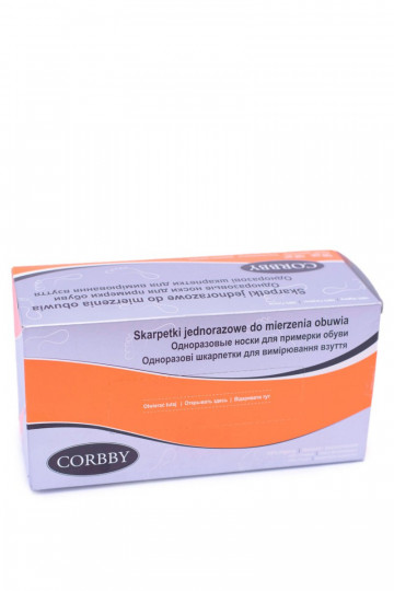Einweg-Socken zum Anprobieren von Schuhen 120 Stück Corbby