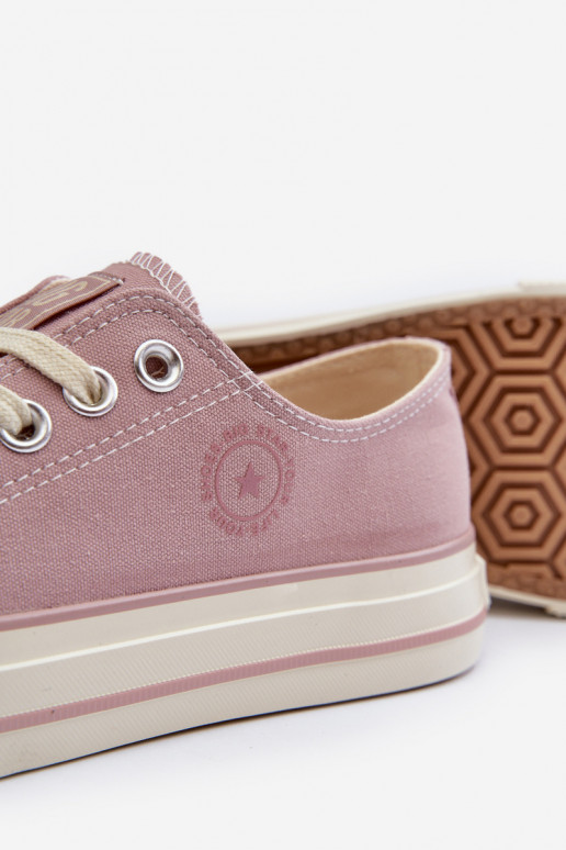 Niedrig Freizeitschuhe Big Star NN274270 pinke Farbe