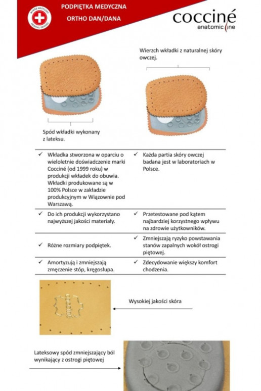 COCCINE ORTHO DAN Fersensocken Ermöglicht Ostrogi PiętoZue COCCINE ORTHO DAN Fersensocken Ermöglicht Ostrogi PiętoZue