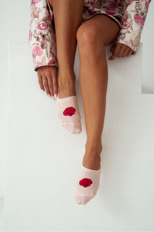 Socken MicroFußzeilen Feminin BaZuełniane pinke Farbea Pfirsichton Socken MicroFußzeilen Feminin BaZuełniane pinke Farbea Pfirsichton