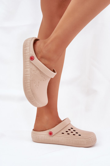 Feminin Leichte Hausschuhe Big Star II275012 Beige