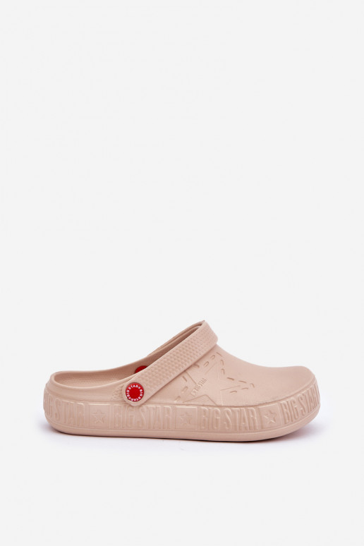 Feminin Leichte Hausschuhe Big Star II275012 Beige