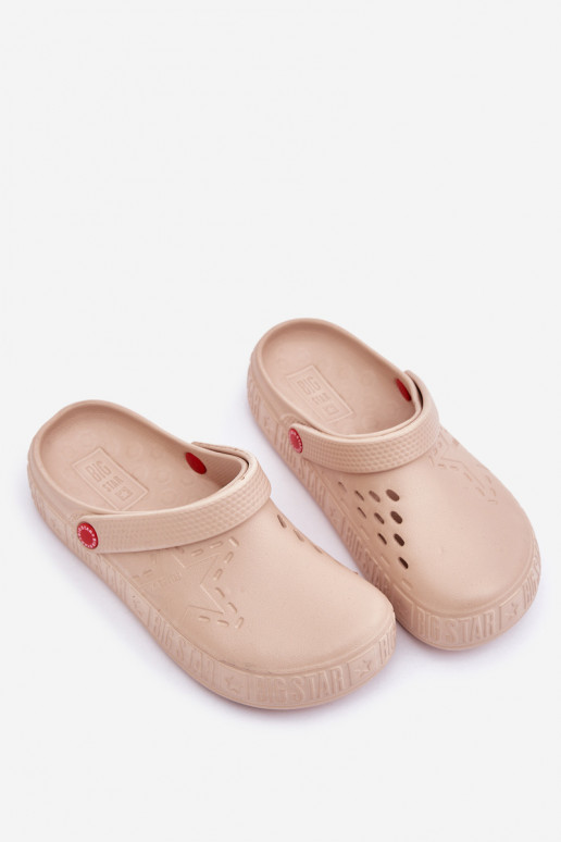 Feminin Leichte Hausschuhe Big Star II275012 Beige