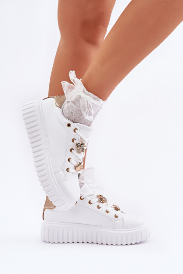 Sneakers Stilvollllschuhe Feminin Z Przypinkami Zueiße Farbe Grelesi 2