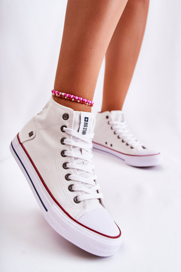 Feminin Freizeitschuhe mit Sohle Big Star DD274332 Zueiße Farbe 2