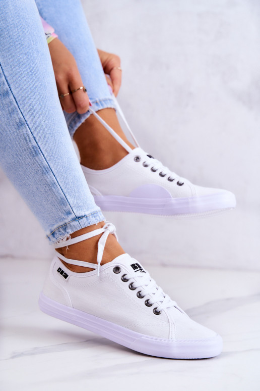 Feminin Turnschuhe BIG STAR IN274835 Zueiße Farbe Feminin Turnschuhe BIG STAR IN274835 Zueiße Farbe