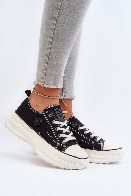 Frauen Schuhe mit modischer Es mussssivsohle Big Star NN274125 schZuarze Farbe Frauen Schuhe mit modischer Es mussssivsohle Big Star NN274125 schZuarze Farbe