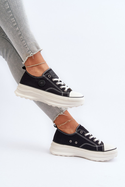 Frauen Schuhe mit modischer Es mussssivsohle Big Star NN274125 schZuarze Farbe Frauen Schuhe mit modischer Es mussssivsohle Big Star NN274125 schZuarze Farbe