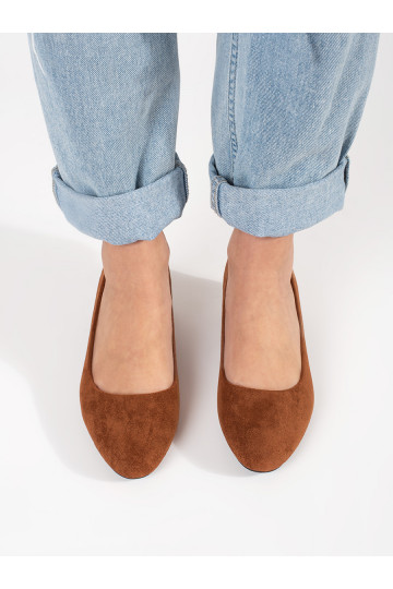 braune Farbe aus INildleder High Heels an der Ferse 2