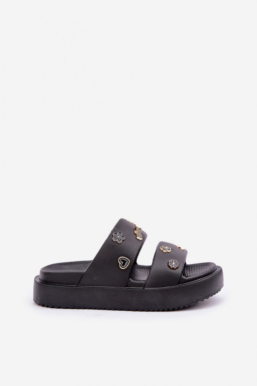 Leichte Hausschuhe Damenhausschuhe Z Przypinkami schZuarze Farbe Ravanala